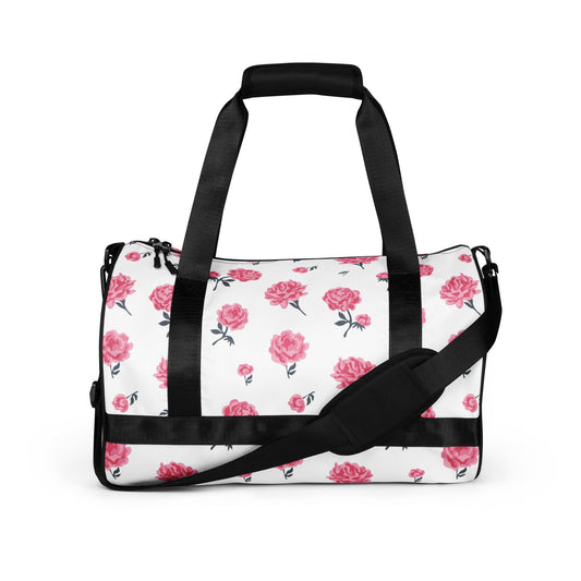 Essential Water Resistant Gym Bag - She Blossoms - Imbustalo