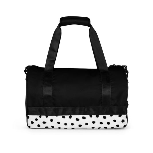 Essential Water Resistant Gym Bag- Polka Dots Play - Imbustalo