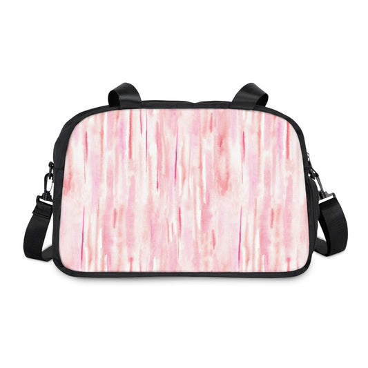 Watercolor Shades of Pink Fitness Bag | Gym Bag, Workout Bag, Travel Bag, Tote, Sport Bag