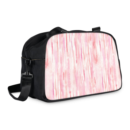 Watercolor Shades of Pink Fitness Bag | Gym Bag, Workout Bag, Travel Bag, Tote, Sport Bag