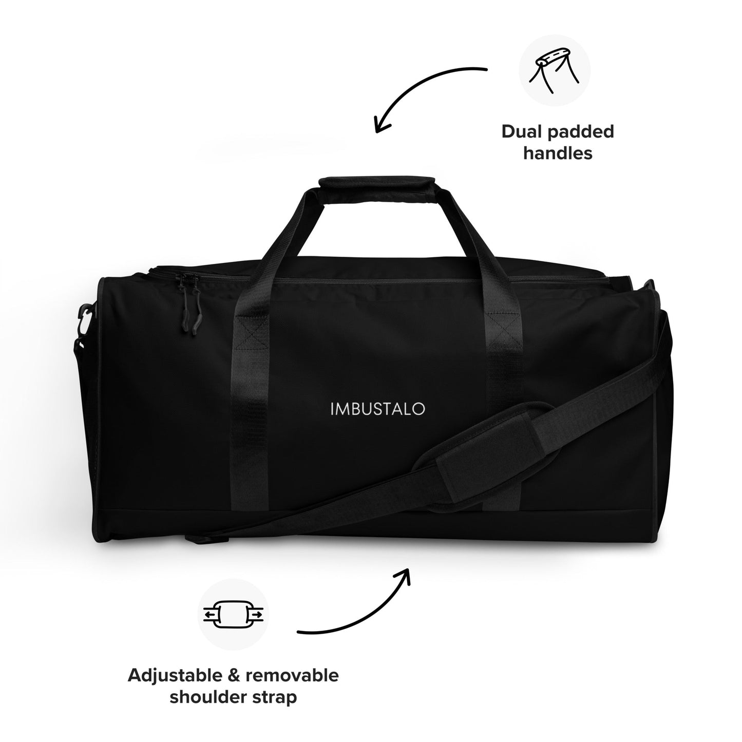 Black Mamba Duffle Bag - Imbustalo