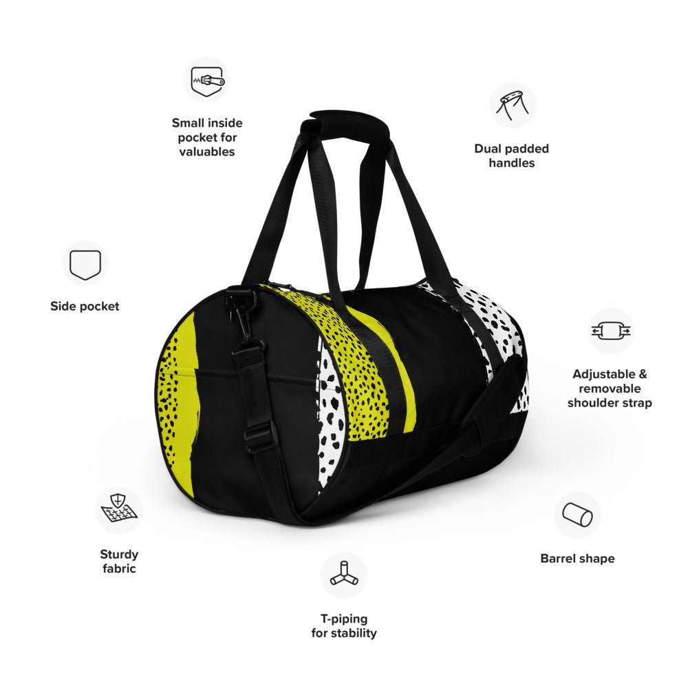 Essential Water Resistant Gym Bag- Electric Feel - Imbustalo