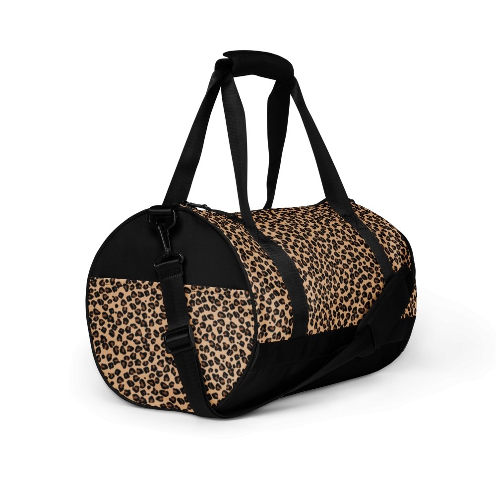 Essential Water Resistant Gym Bag - Leopard & Lifts - Imbustalo