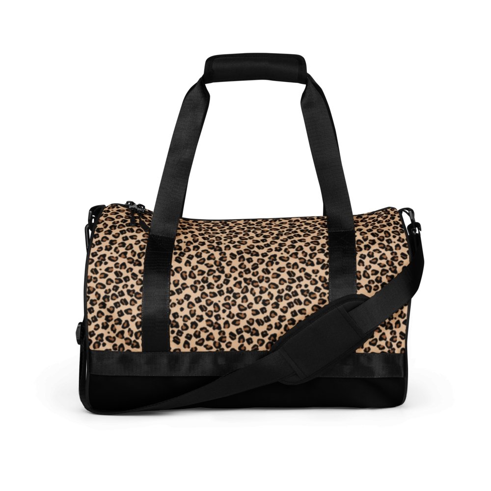 Essential Water Resistant Gym Bag - Leopard & Lifts - Imbustalo