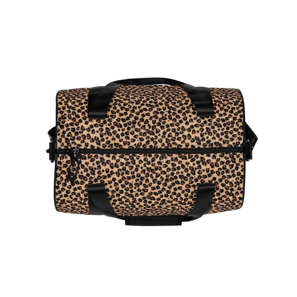 Essential Water Resistant Gym Bag - Leopard & Lifts - Imbustalo