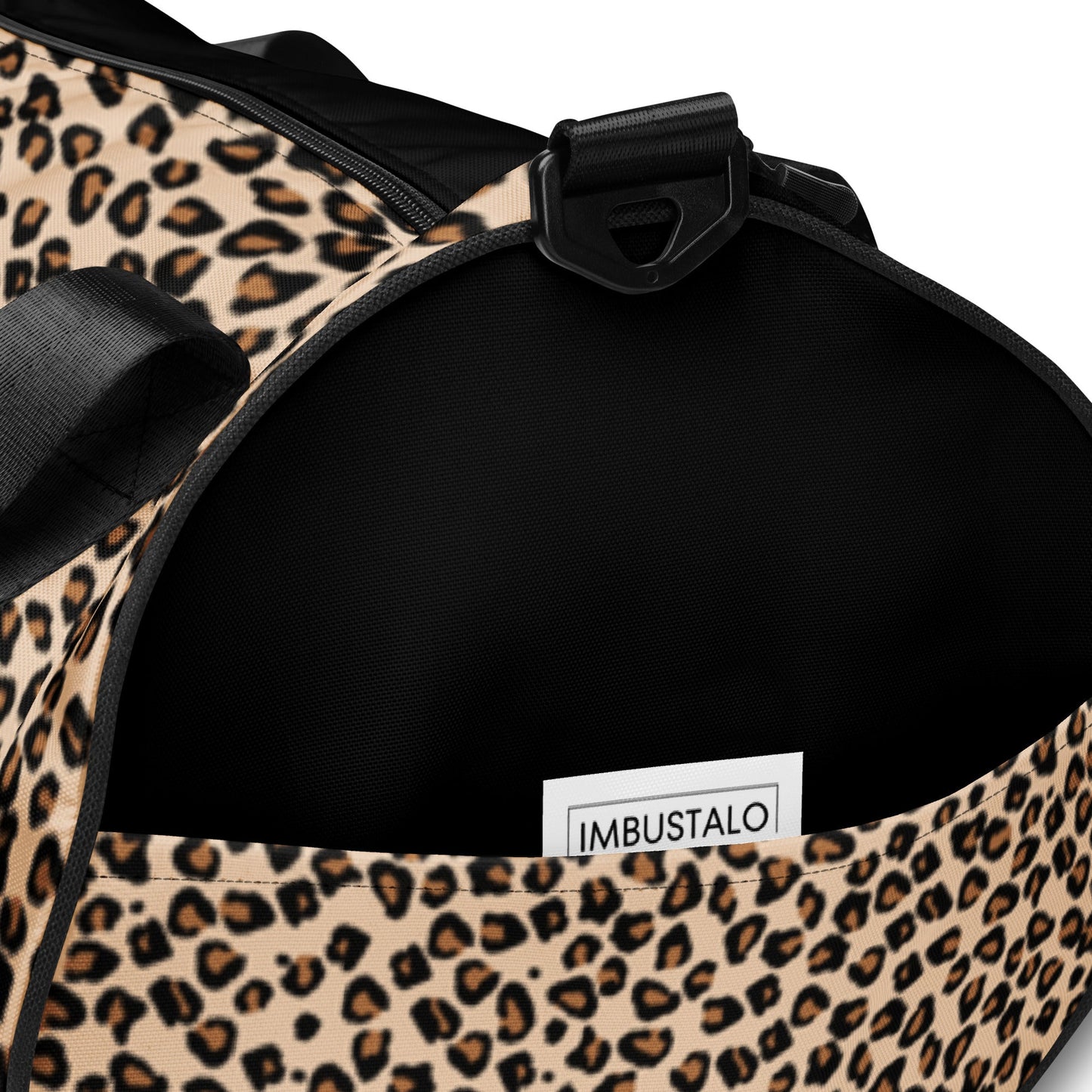 Essential Water Resistant Gym Bag - Leopard & Lifts - Imbustalo