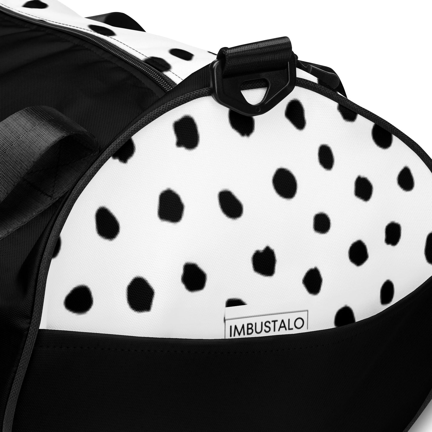 Essential Water Resistant Gym Bag- Polka Dots Play - Imbustalo