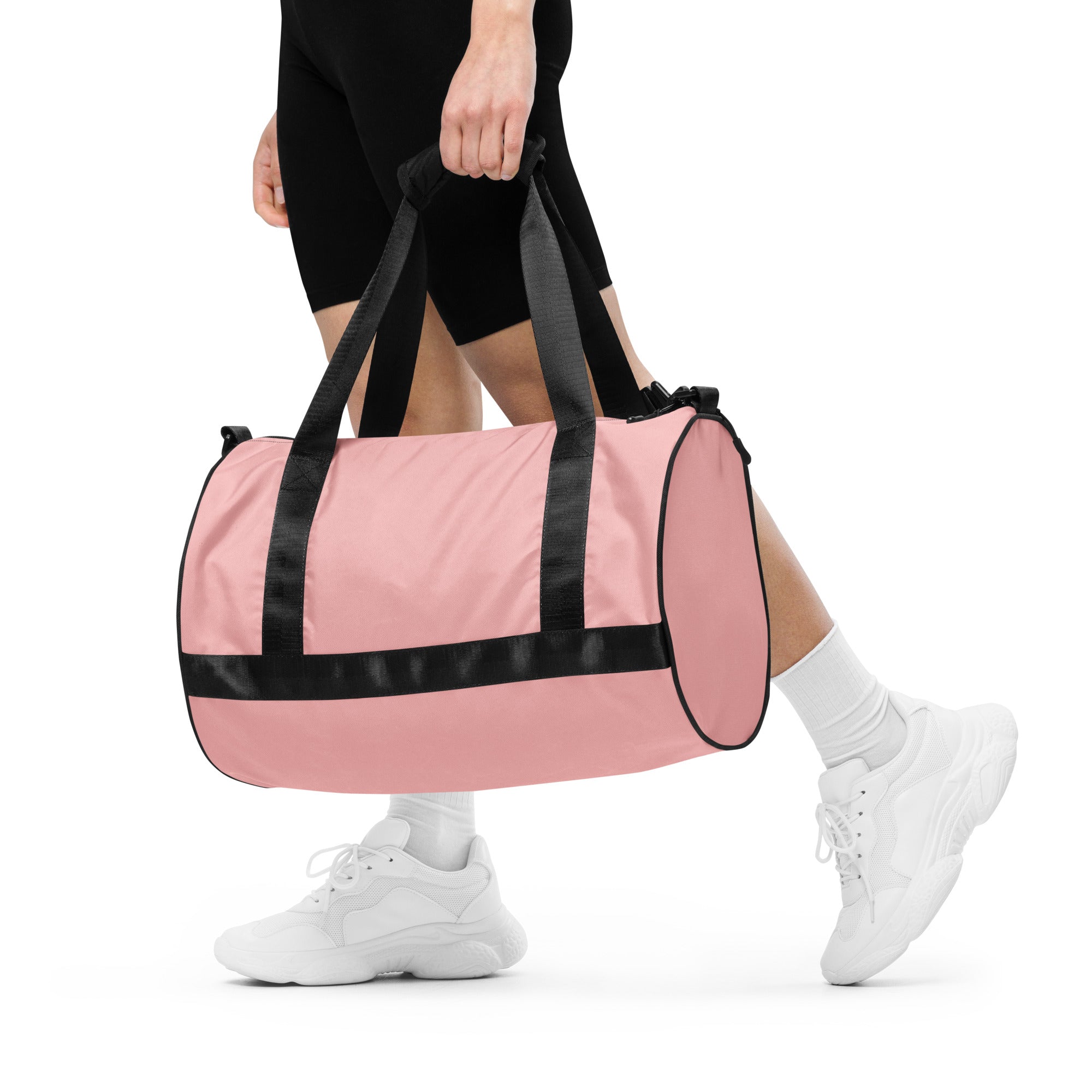 Pink brand gym bag best sale