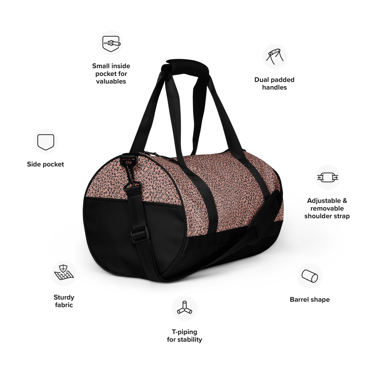 Essential Water Resistant Gym Bag - Speckled & Spotted - Imbustalo