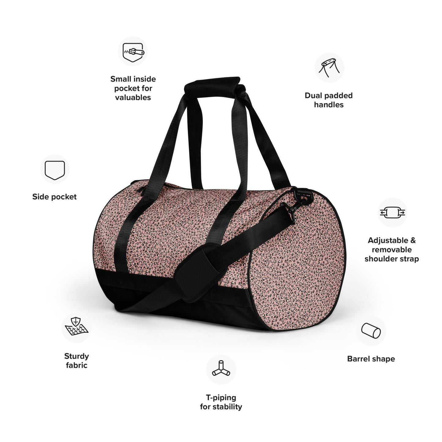 Essential Water Resistant Gym Bag - Speckled & Spotted - Imbustalo