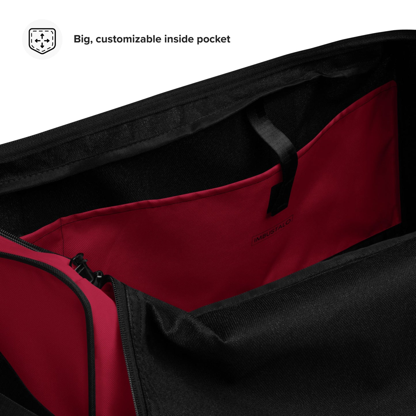 Ruby Red Duffle Bag - Imbustalo