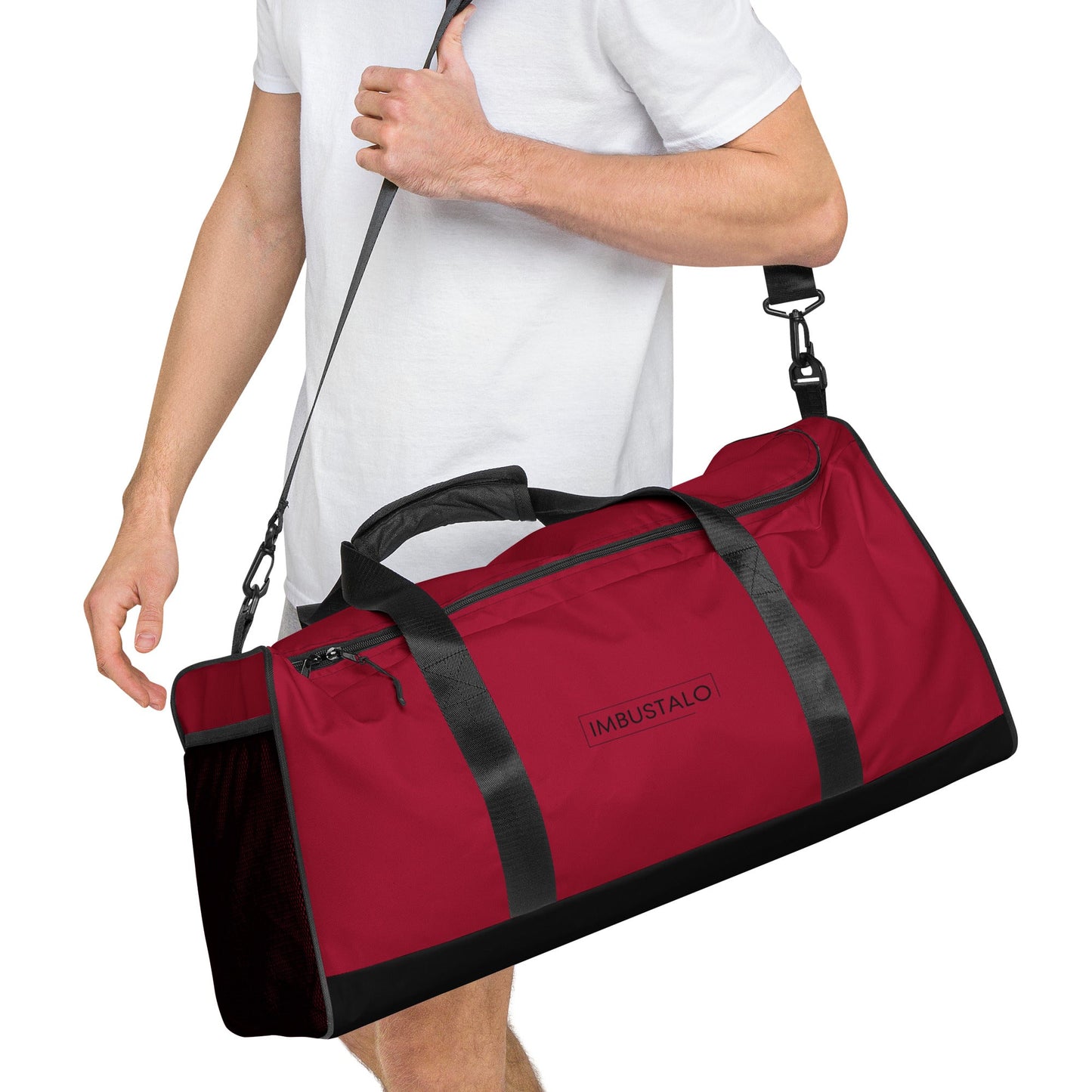 Ruby Red Duffle Bag - Imbustalo