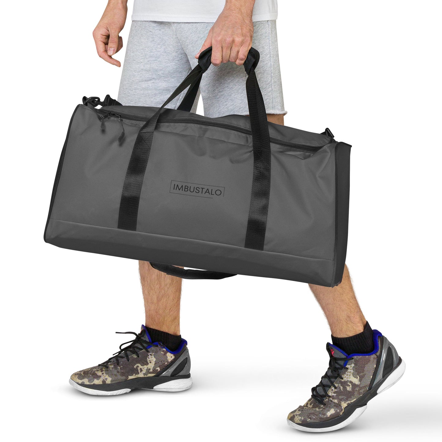 Steel Grey Duffle Bag - Imbustalo