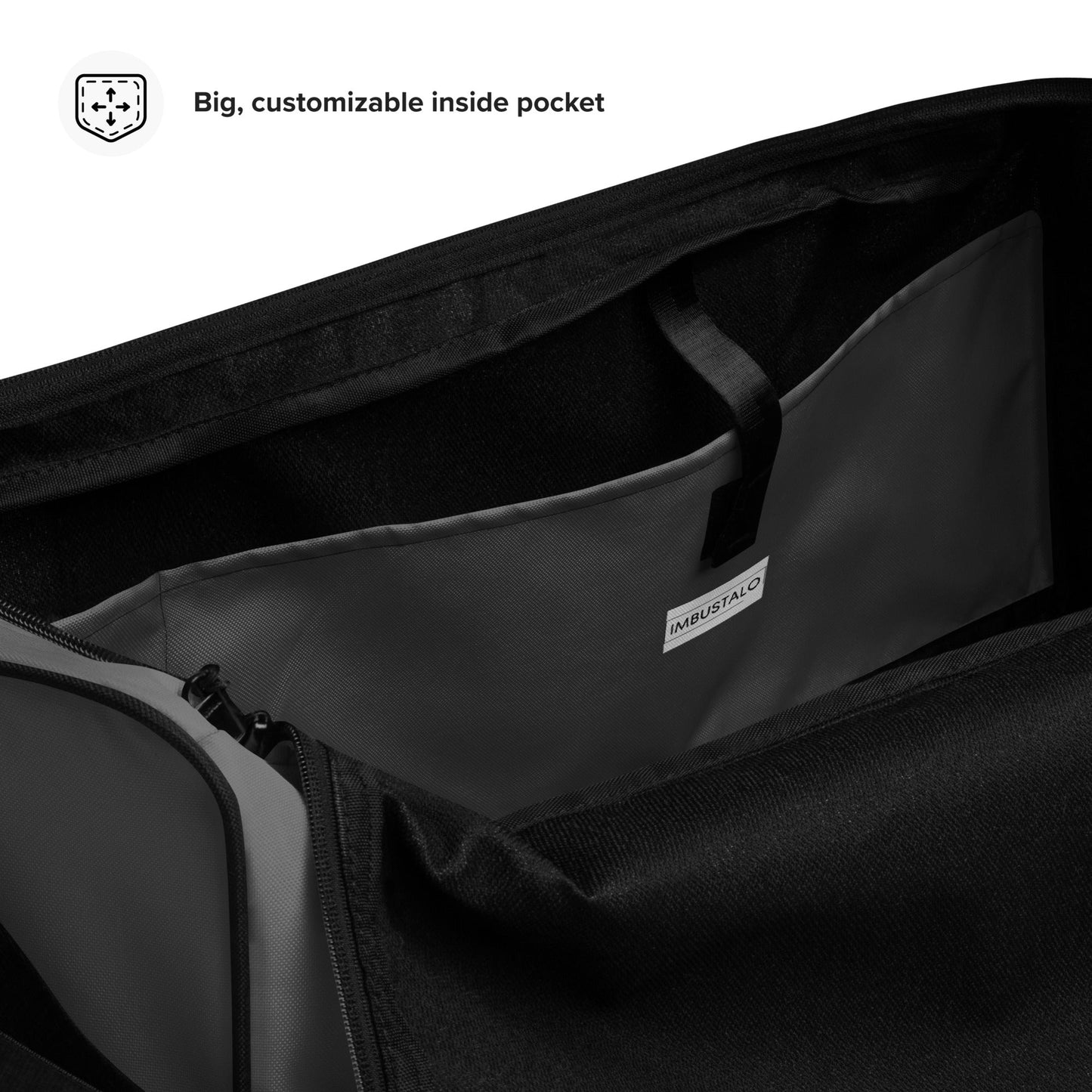 Steel Grey Duffle Bag - Imbustalo